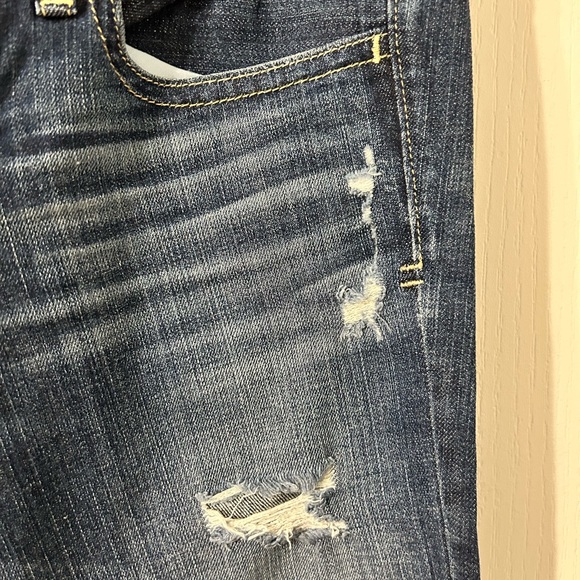 American Eagle Hipster Bootcut Distressed Jeans - size 4 - Picture 3 of 13